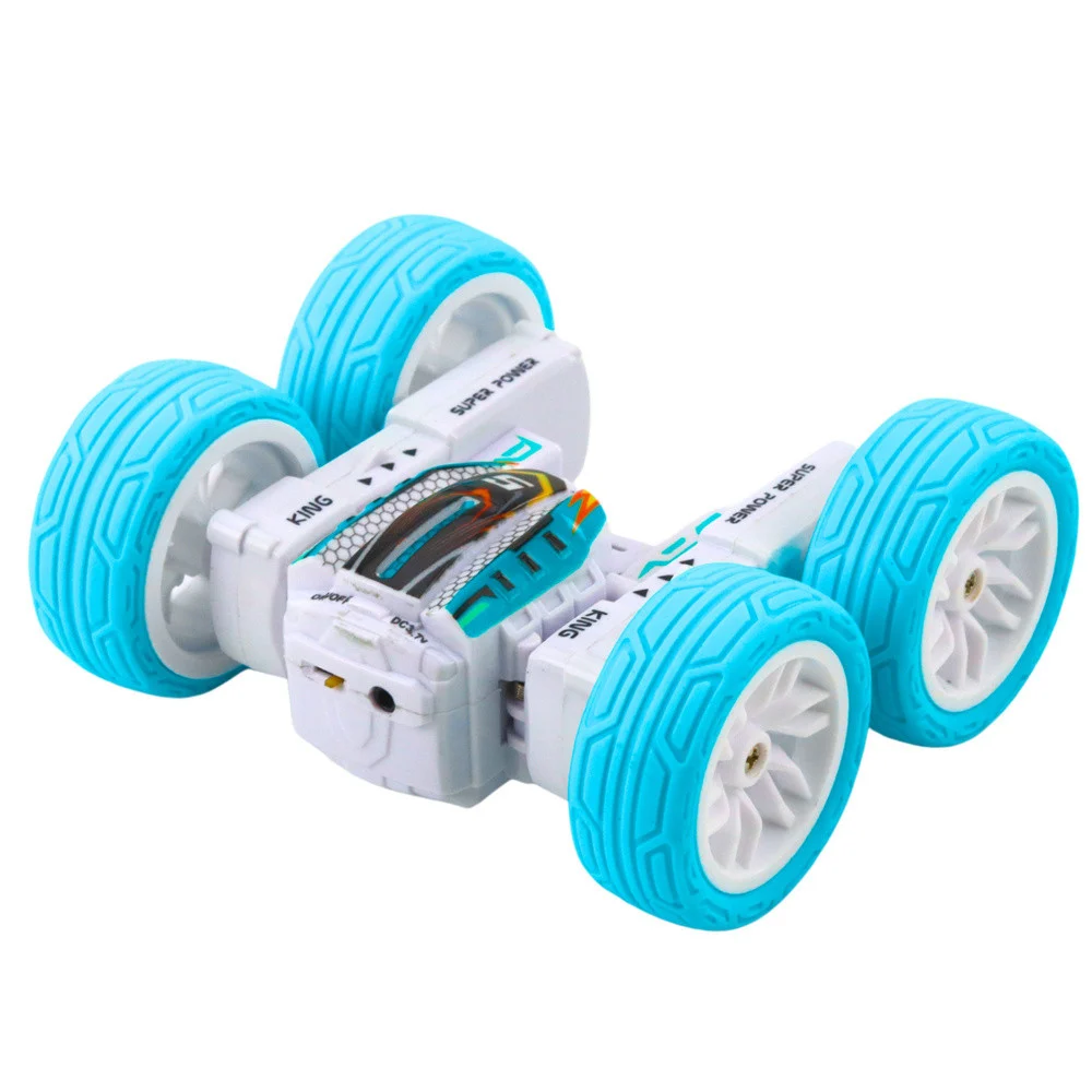 Akrobatski terenski automobil na daljinsko upravljanje 360° plavi 1:32_3