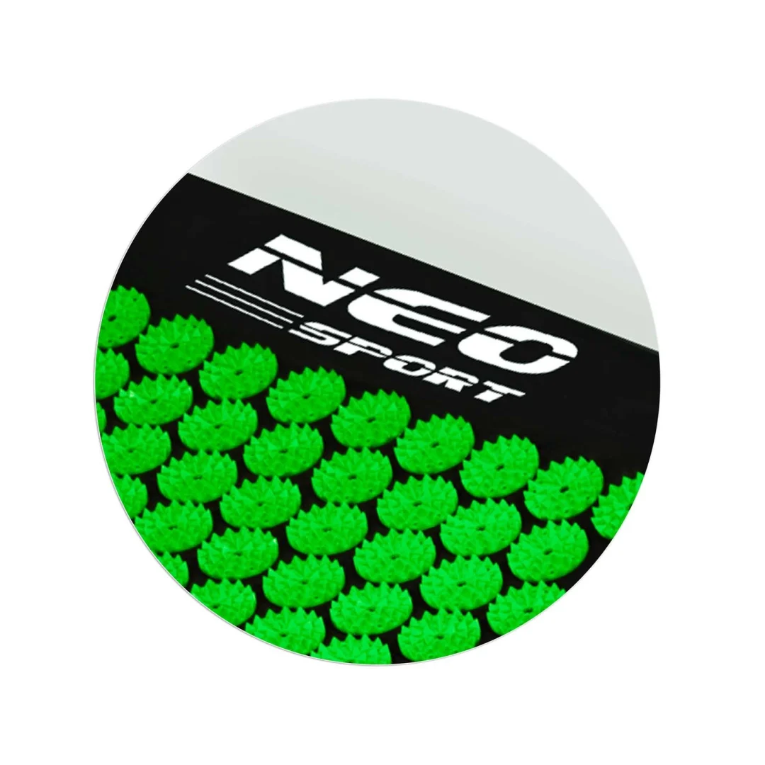Akupresurna prostirka s bodljama Neo-Sport NS-901, crna i zelena_4