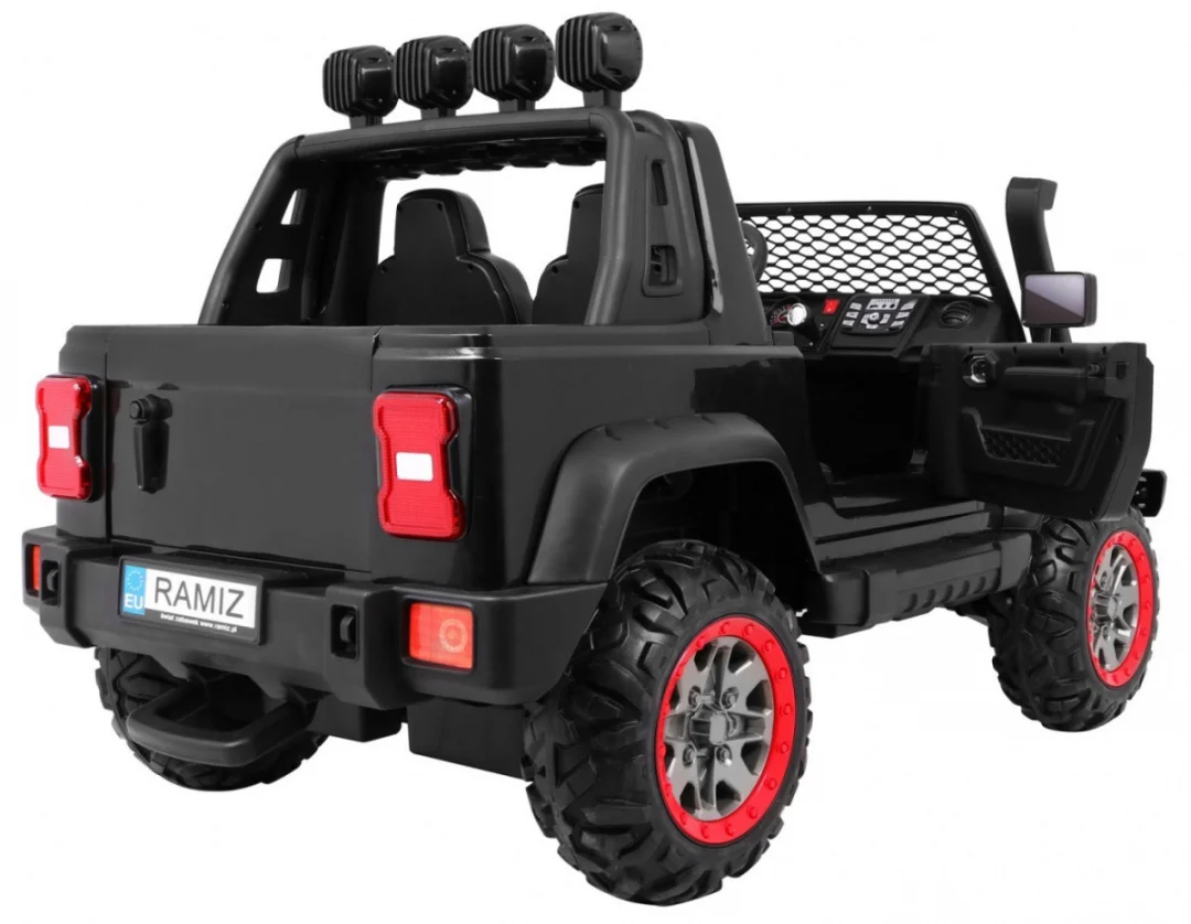 AllRoad terenski auto 4x4 za 2 djece, crni_10