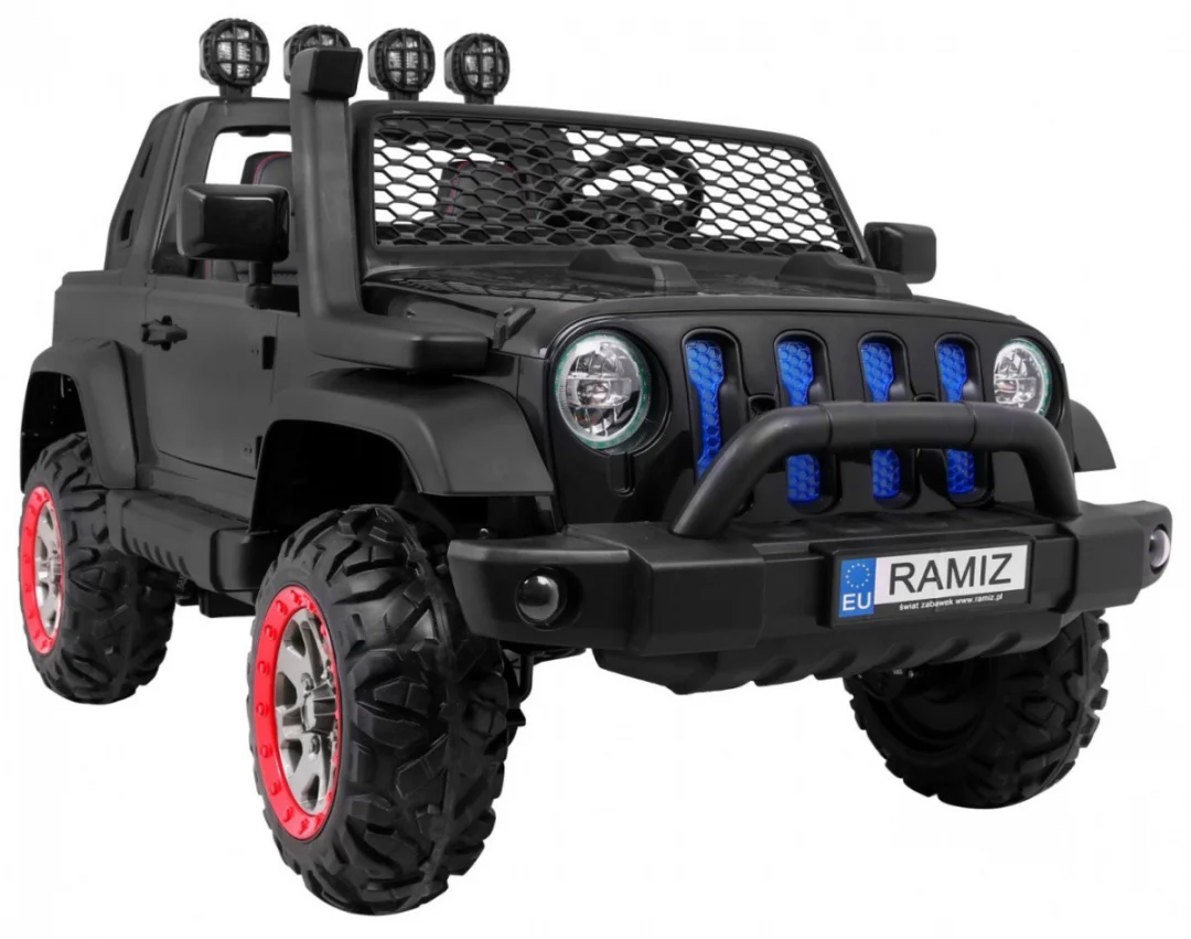 AllRoad terenski auto 4x4 za 2 djece, crni_11