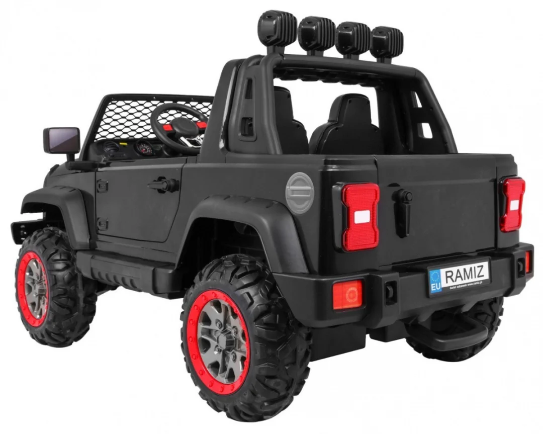 AllRoad terenski auto 4x4 za 2 djece, crni_4