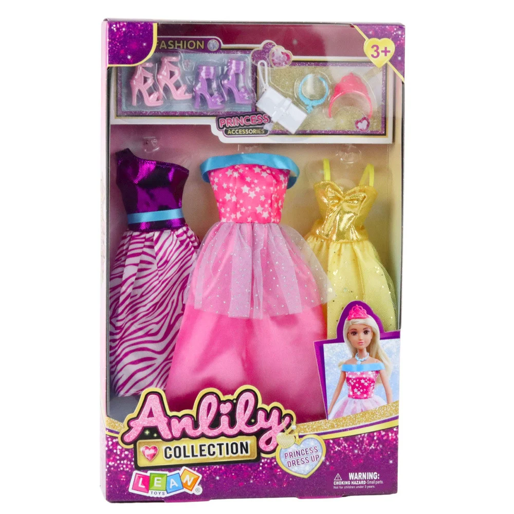 Anlily set haljina za lutke, 8 komada_5