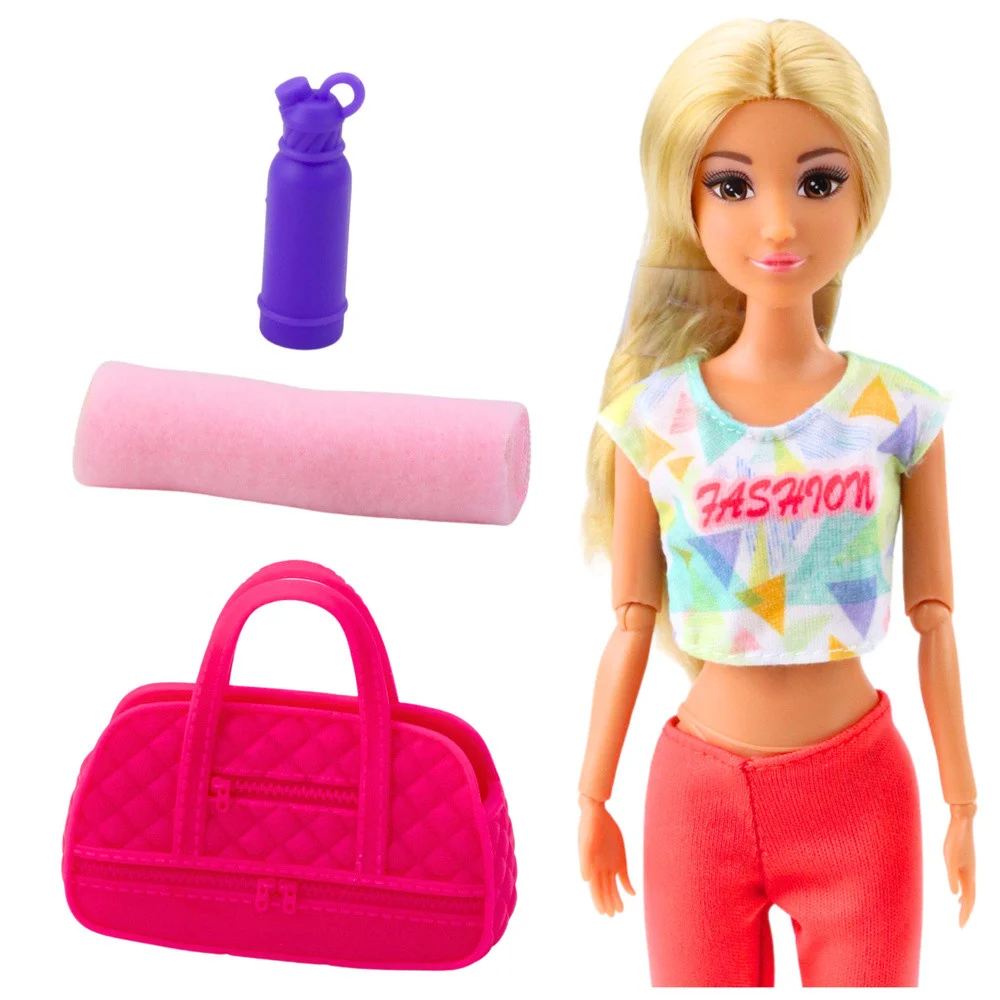 Anlily yoga lutka s podlogom, torbom i bocom_3