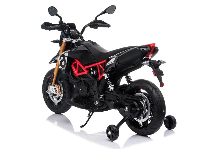 Aprilia A007 električni motocikl, crni motor na akumulator_4