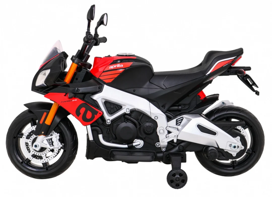 Aprilia Tuono V4 motocikl na akumulator, crveni motor na akumulator_4