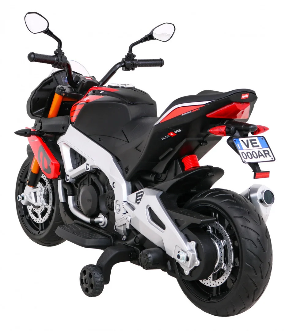 Aprilia Tuono V4 motocikl na akumulator, crveni motor na akumulator_5