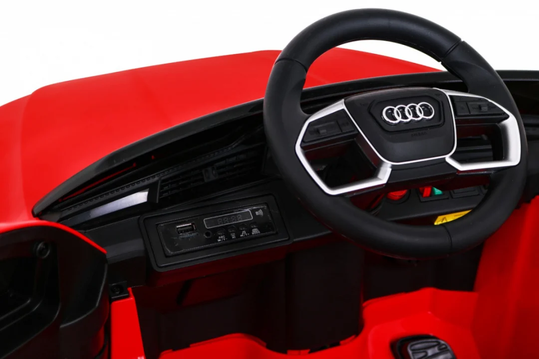 Audi E-Tron Sportback za djecu crveni + daljinski upravljač + 4x4 pogon + spori start + MP3, crvena_7