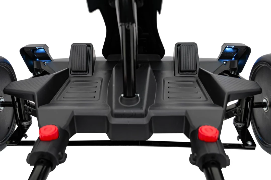 Audi Gokart s funkcijom driftanja, bijela boja auto na akumulator_15