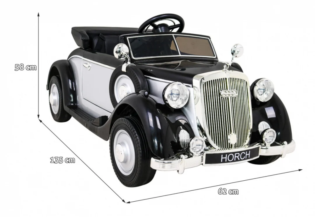 Audi Horch 930V srebrni retro automobil_2