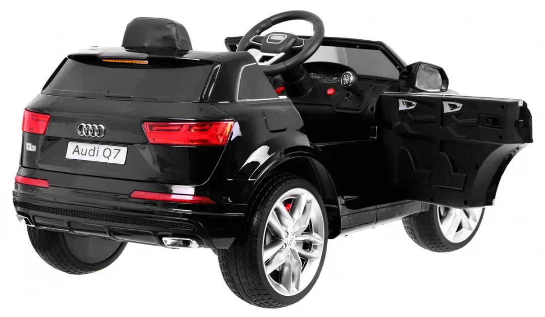 Audi Q7 Quattro S-Line crna baterija + daljinski upravljač + spori start + EVA + radio MP3 LED_2