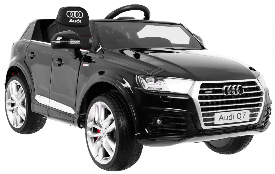 Audi Q7 Quattro S-Line crna baterija + daljinski upravljač + spori start + EVA + radio MP3 LED_3