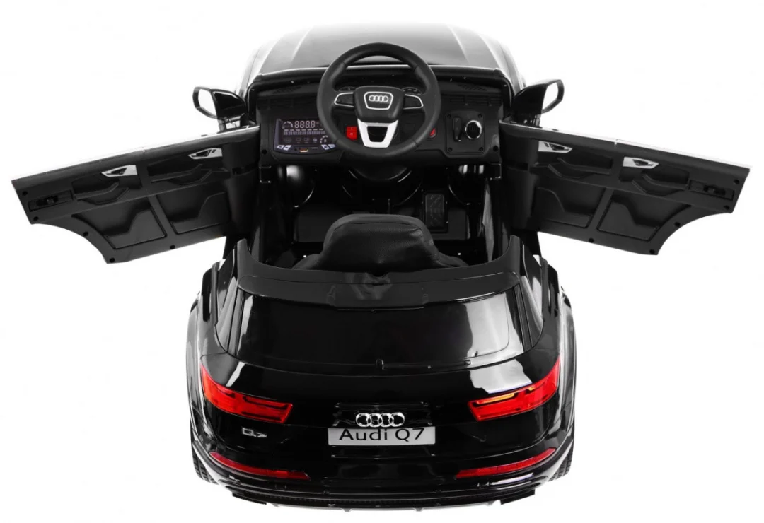 Audi Q7 Quattro S-Line crna baterija + daljinski upravljač + spori start + EVA + radio MP3 LED_5