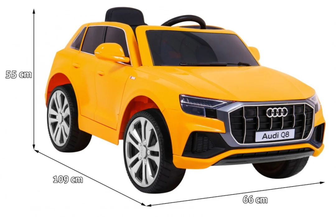 Audi Q8 Lift SUV na akumulator, žuti_2