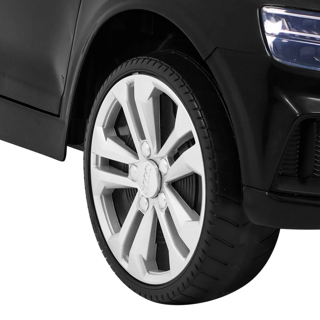 Audi Q8 Lift baterija za djecu crna + daljinski upravljač + EVA + spori start + MP3 USB + LED_13