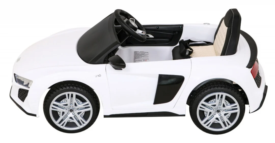Audi R8 LIFT automobil na baterije bijeli + daljinski upravljač, bijela_4