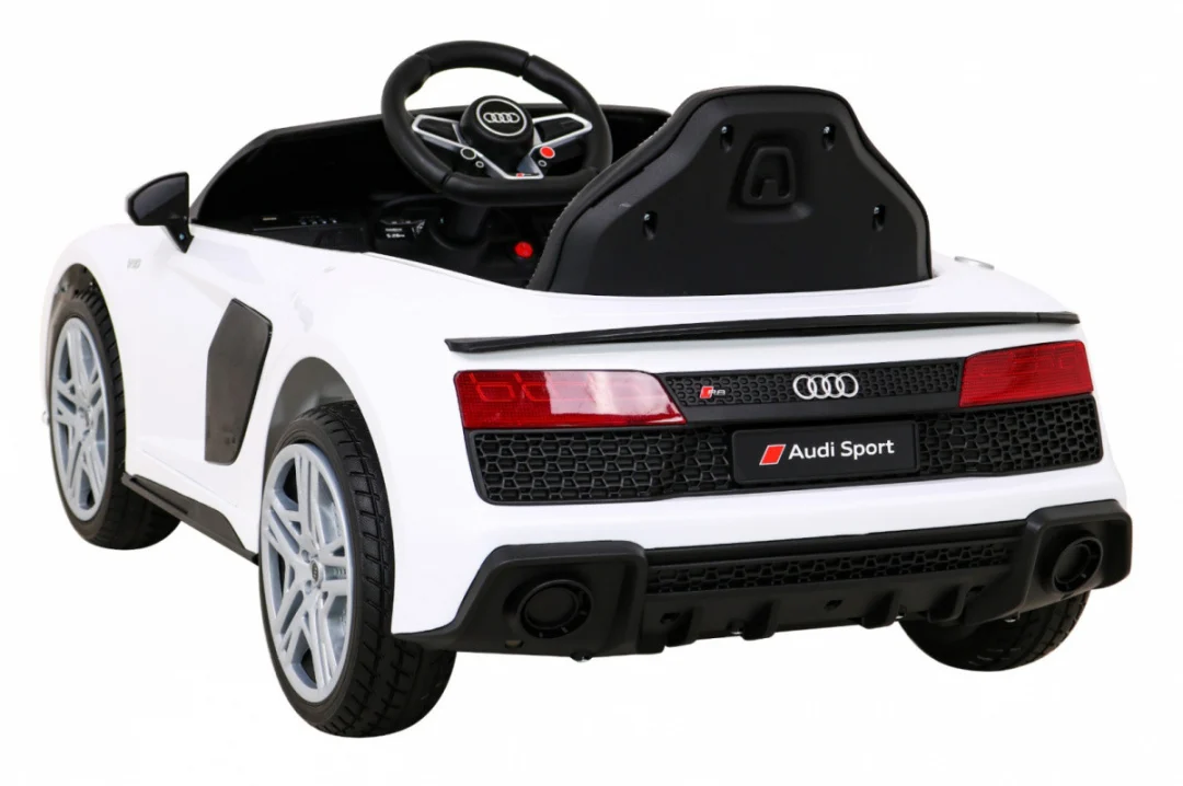 Audi R8 LIFT automobil na baterije bijeli + daljinski upravljač, bijela_5
