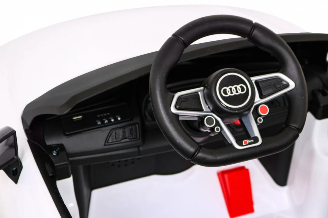Audi R8 LIFT automobil na baterije bijeli + daljinski upravljač, bijela_6