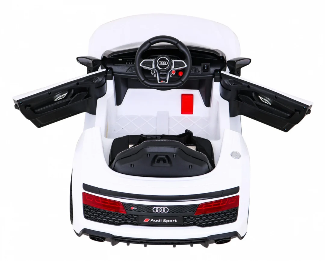 Audi R8 LIFT automobil na baterije bijeli + daljinski upravljač, bijela_7