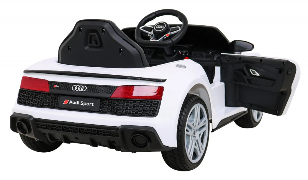 Audi R8 LIFT automobil na baterije bijeli + daljinski upravljač, bijela_8