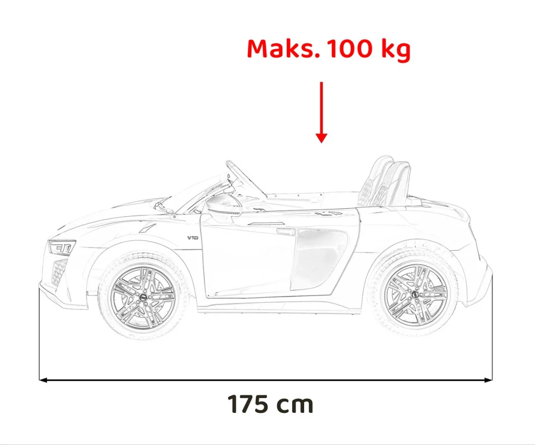 Audi R8 Spyder LIFT na akumulator, crveni_6