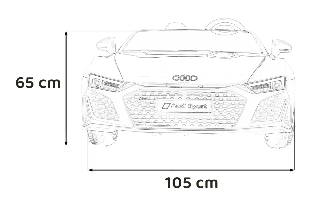 Audi R8 Spyder Lift Strong na akumulator, crveni_4