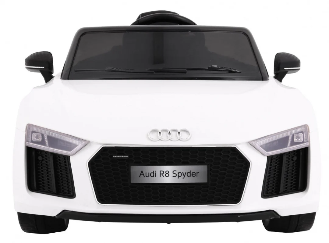 Audi R8 Spyder na baterije bijeli + daljinski upravljač, bijela_3