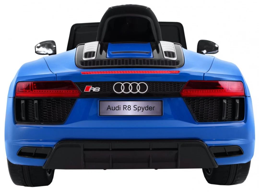 Audi R8 Spyder na baterije, plava boja + daljinski upravljač_4