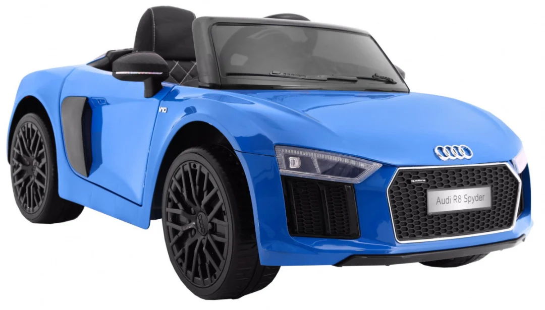 Audi R8 Spyder na baterije, plava boja + daljinski upravljač_6
