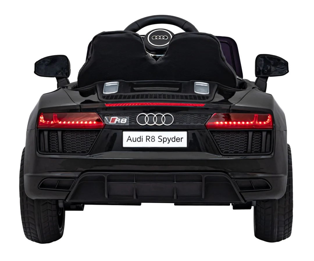Audi R8 policijski automobil na akumulator za djecu + daljinski upravljač + EVA + spori start, crna_14