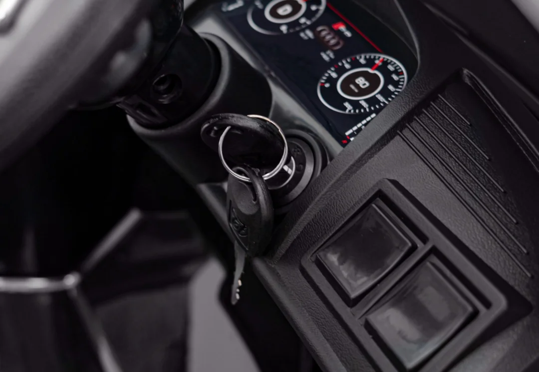 Audi R8 policijski automobil na akumulator za djecu + daljinski upravljač + EVA + spori start, crna_26