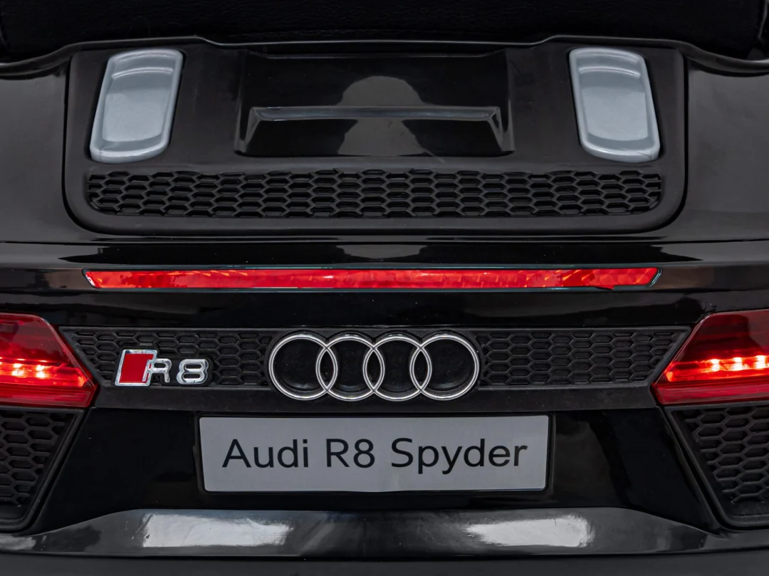 Audi R8 policijski automobil na akumulator za djecu + daljinski upravljač + EVA + spori start, crna_38