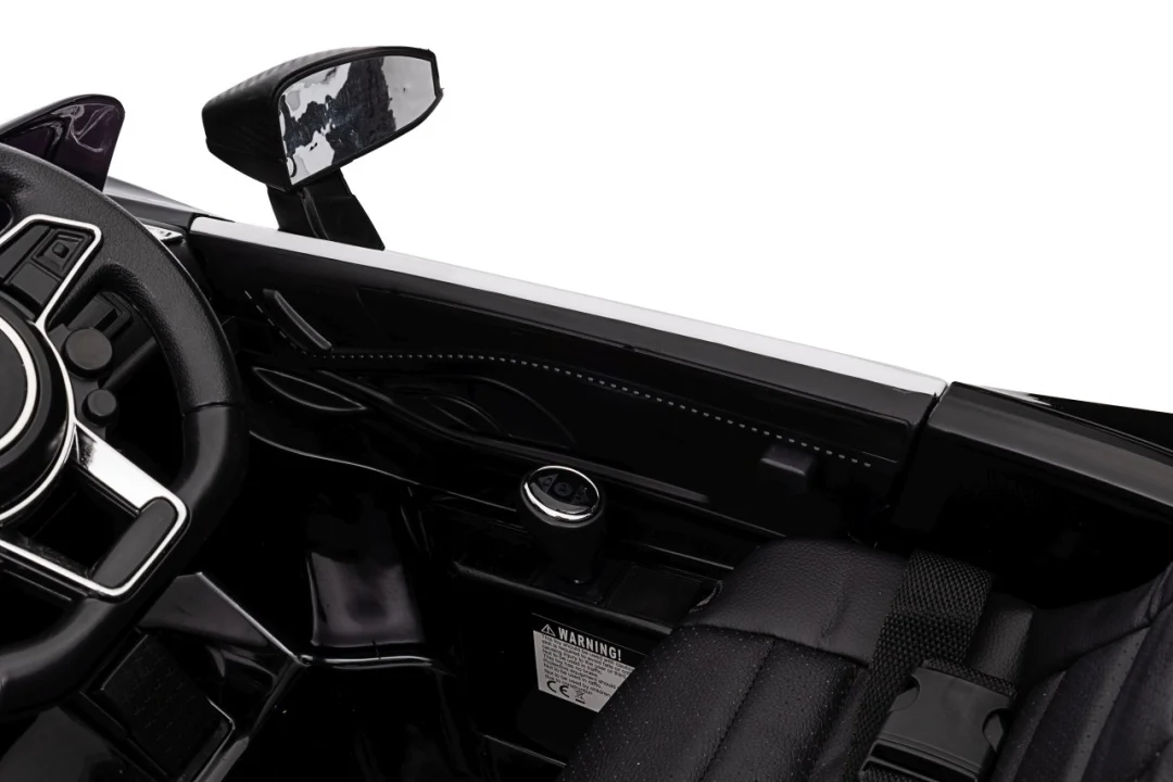 Audi R8 policijski automobil na akumulator za djecu + daljinski upravljač + EVA + spori start, crna_39