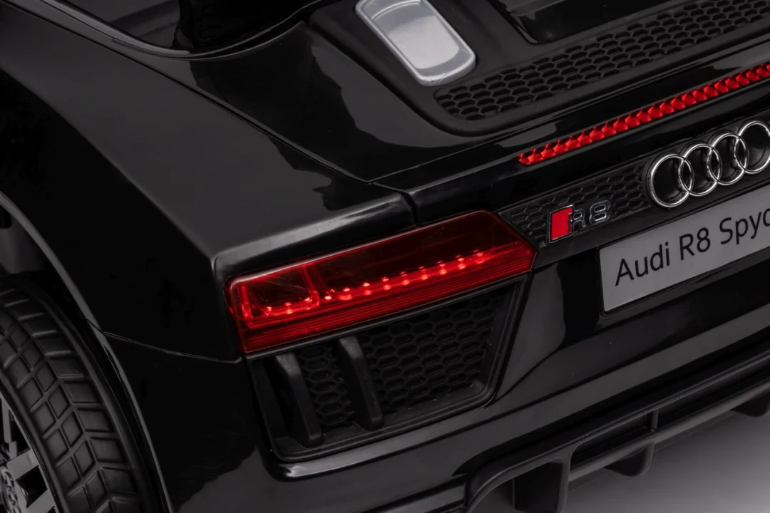 Audi R8 policijski automobil na akumulator za djecu + daljinski upravljač + EVA + spori start, crna_46