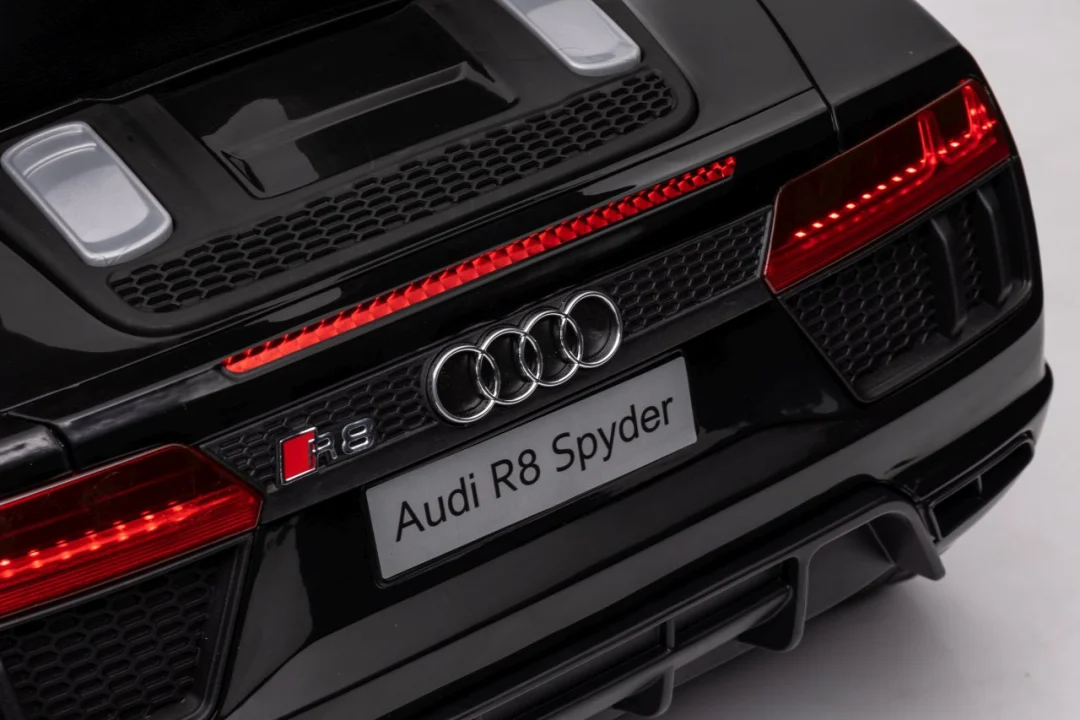 Audi R8 policijski automobil na akumulator za djecu + daljinski upravljač + EVA + spori start, crna_47