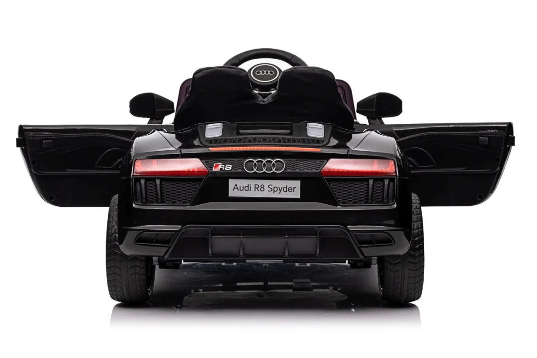 Audi R8 policijski automobil na akumulator za djecu + daljinski upravljač + EVA + spori start, crna_75