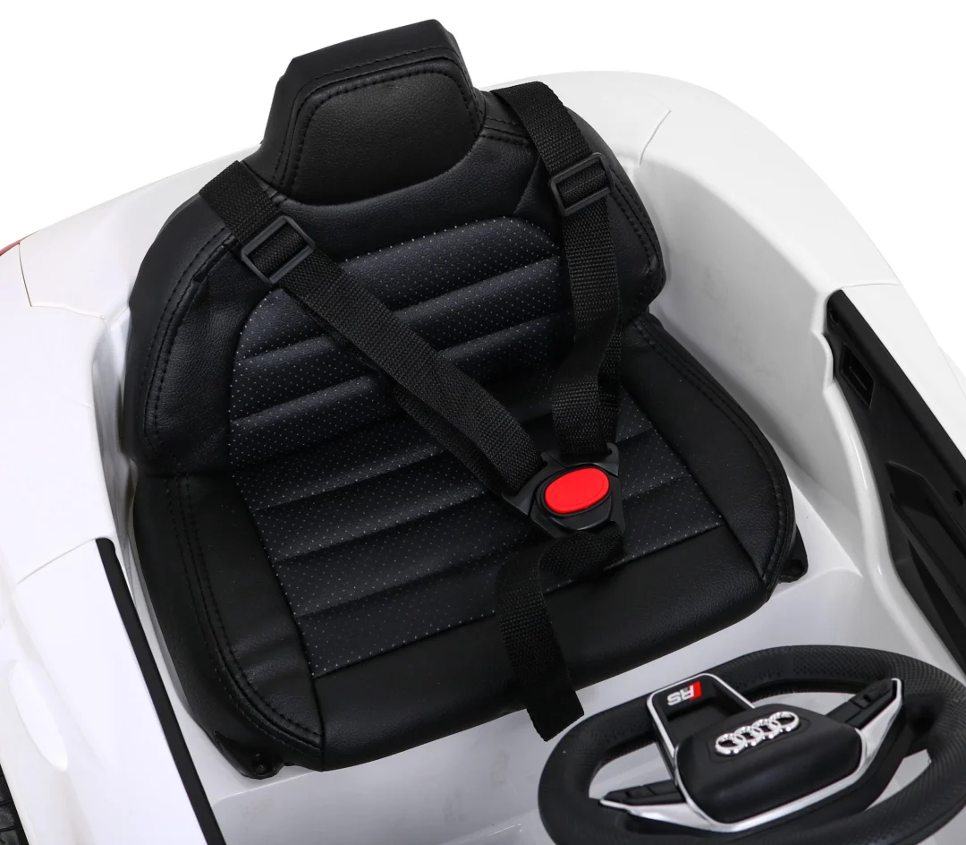 Audi RS E-Tron GT na baterije bijeli + daljinski upravljač + 4x4 pogon + MP3 radio + LED, bijela_14