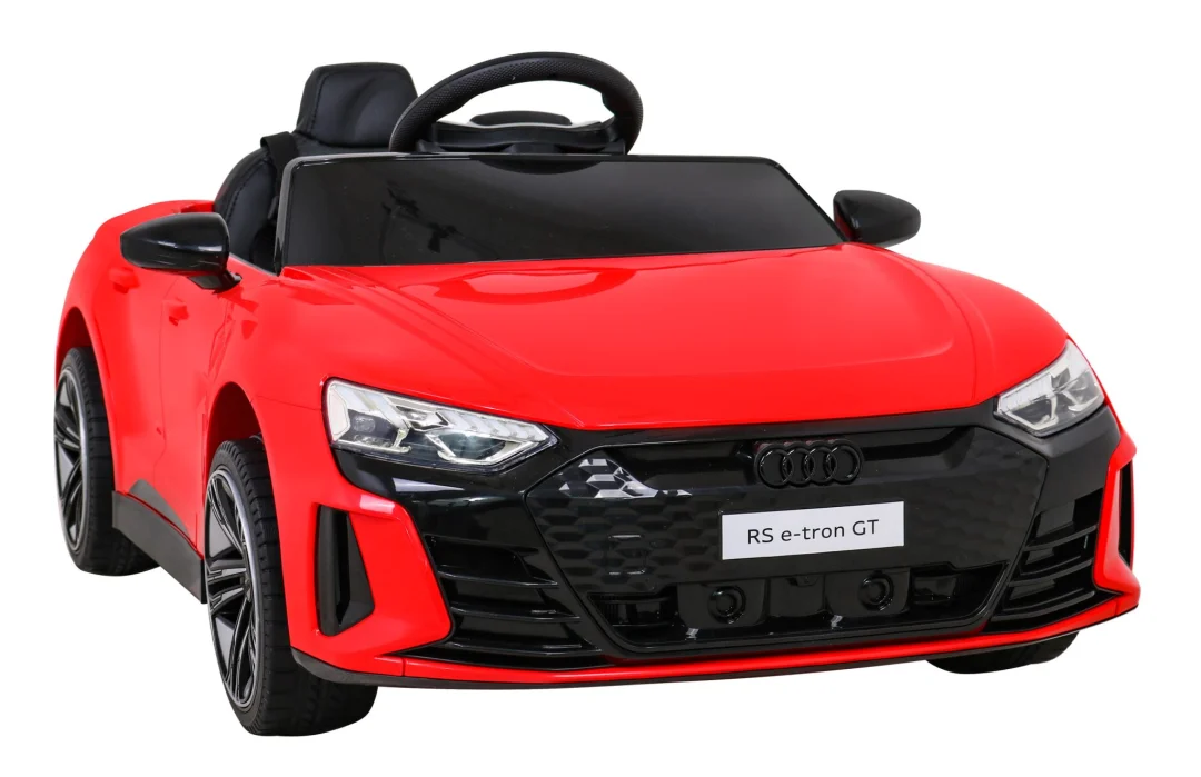 Audi RS E-Tron GT na baterije crveni + daljinski upravljač + 4x4 pogon + MP3 radio + LED, crvena_10