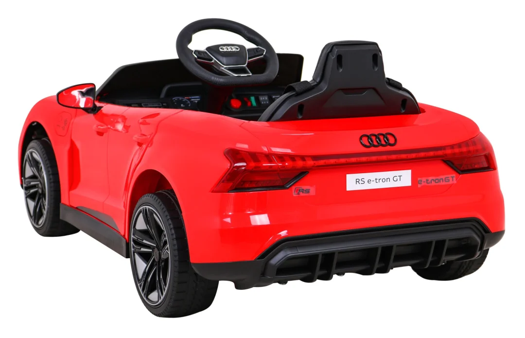 Audi RS E-Tron GT na baterije crveni + daljinski upravljač + 4x4 pogon + MP3 radio + LED, crvena_5