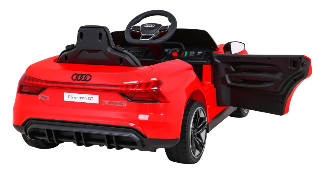 Audi RS E-Tron GT na baterije crveni + daljinski upravljač + 4x4 pogon + MP3 radio + LED, crvena_9