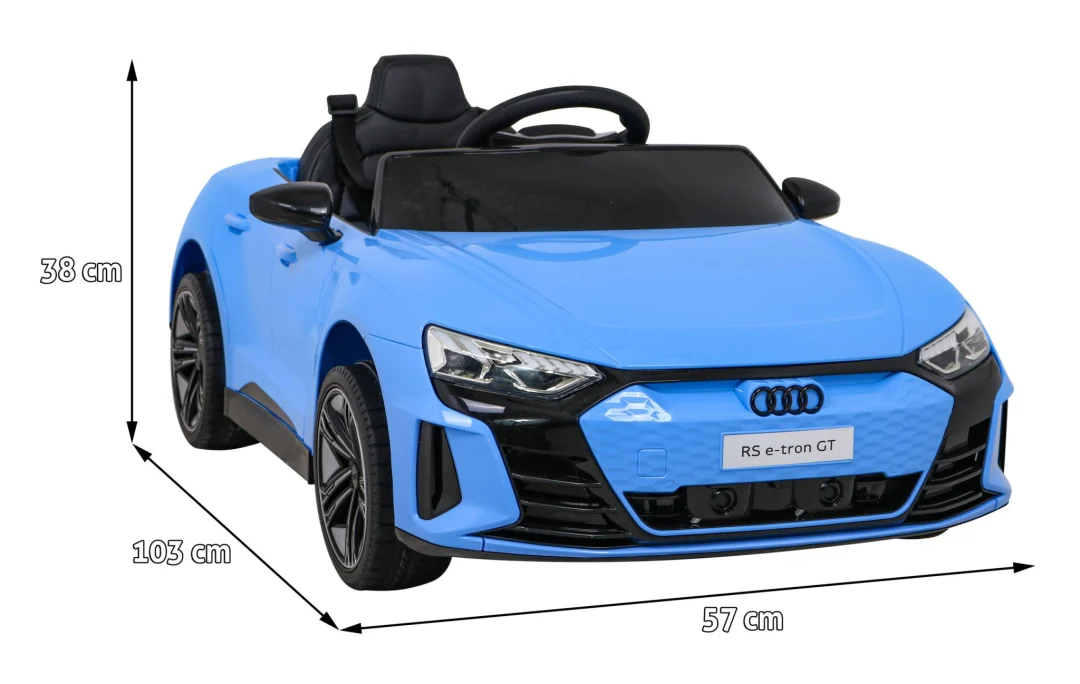 Audi RS E-Tron GT na baterije, plavi + daljinski upravljač + 4x4 pogon, plava_2