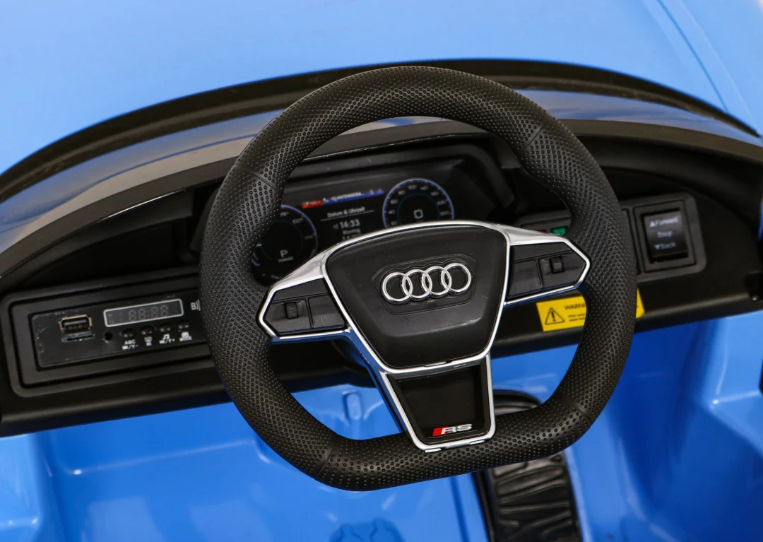 Audi RS E-Tron GT na baterije, plavi + daljinski upravljač + 4x4 pogon, plava_8
