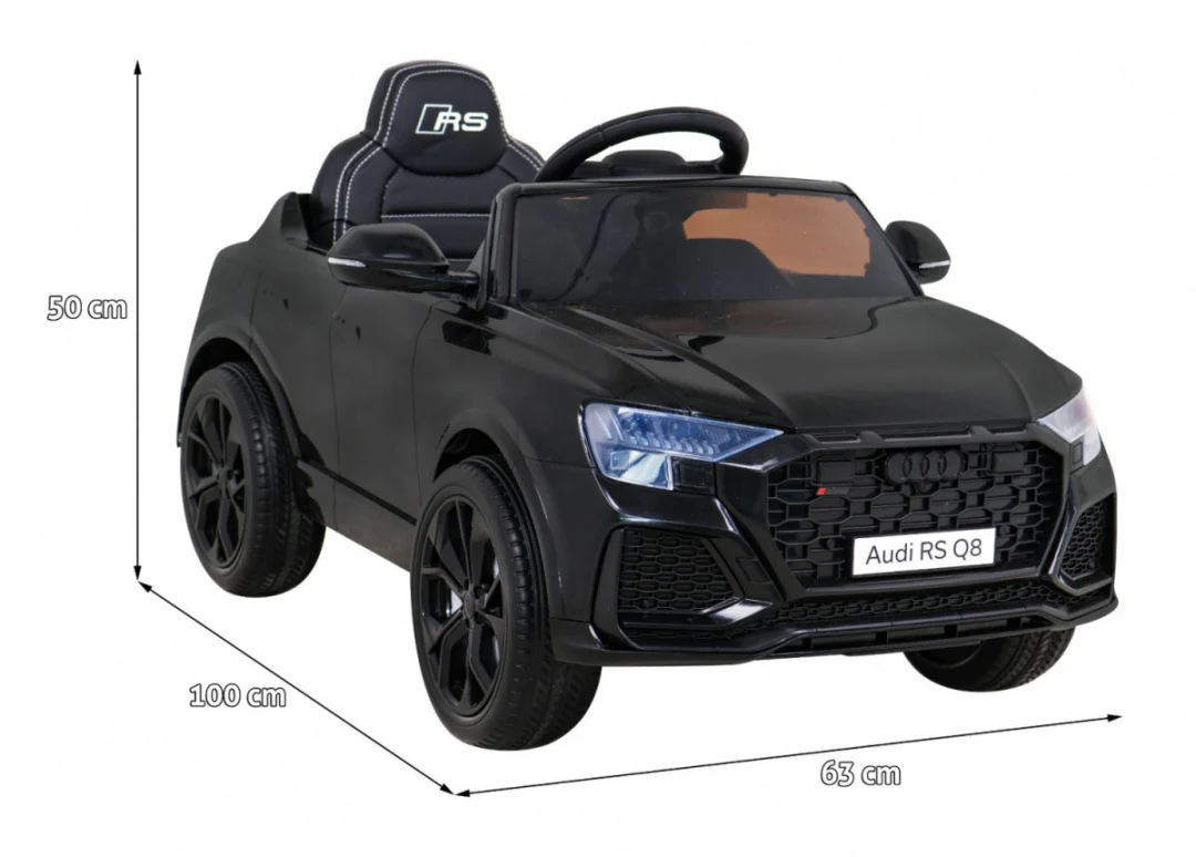 Audi RS Q8 automobil na akumulator, crni_2