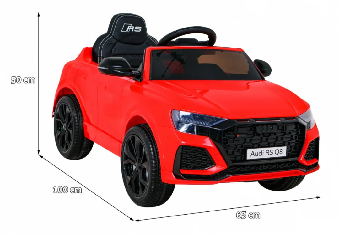 Audi RS Q8 automobil na akumulator, crveni_2