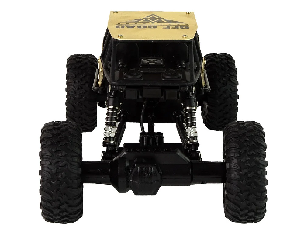 Auto RC visoki kotači 1:18 plastika crno-zlatni_4