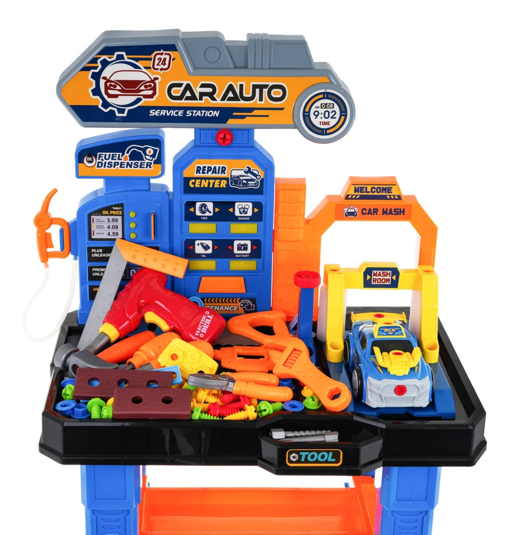 Auto radionica 4 u 1 sa bušilicom 3+_4