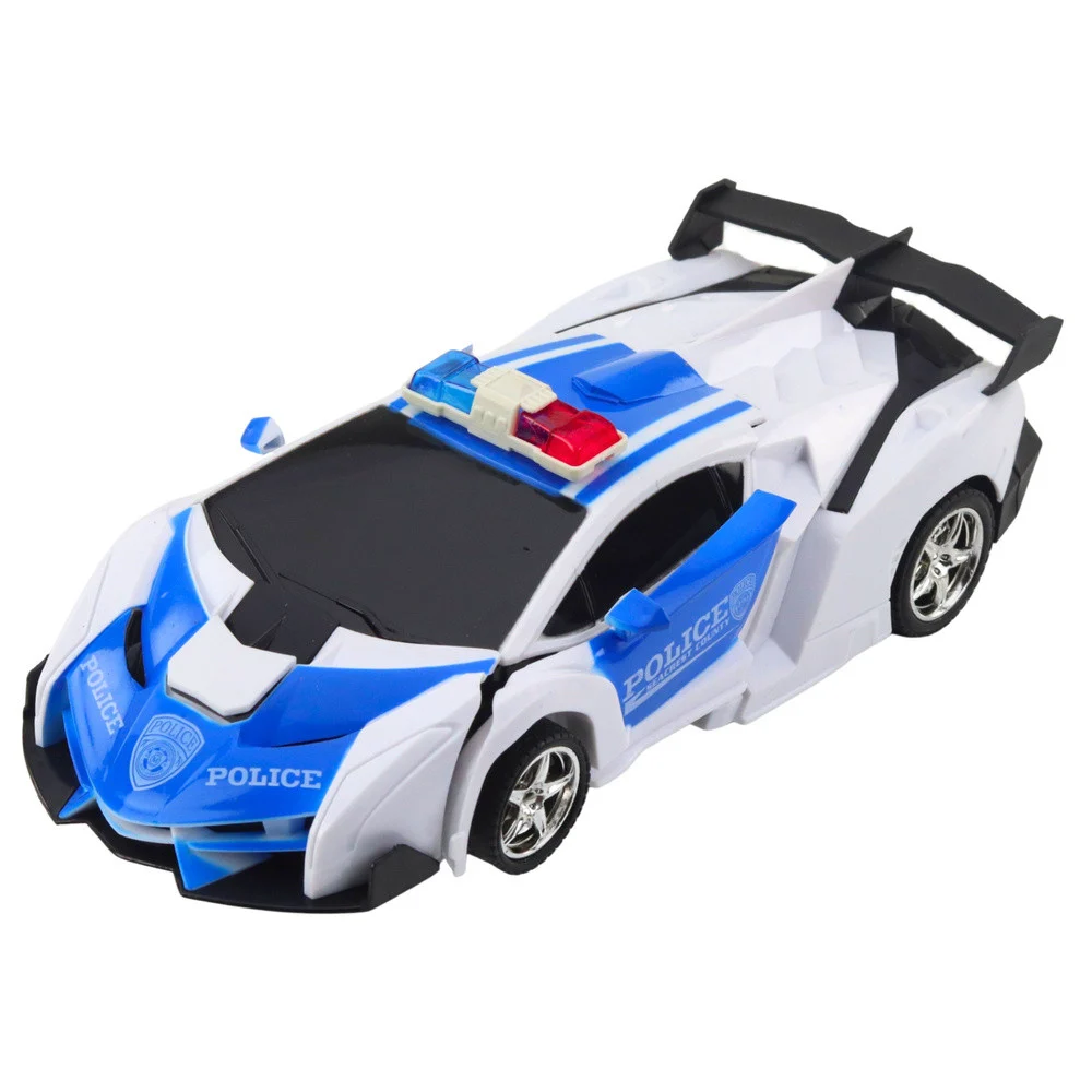Auto robot 2u1 policijski automobil na daljinsko upravljanje RC 1:18_2
