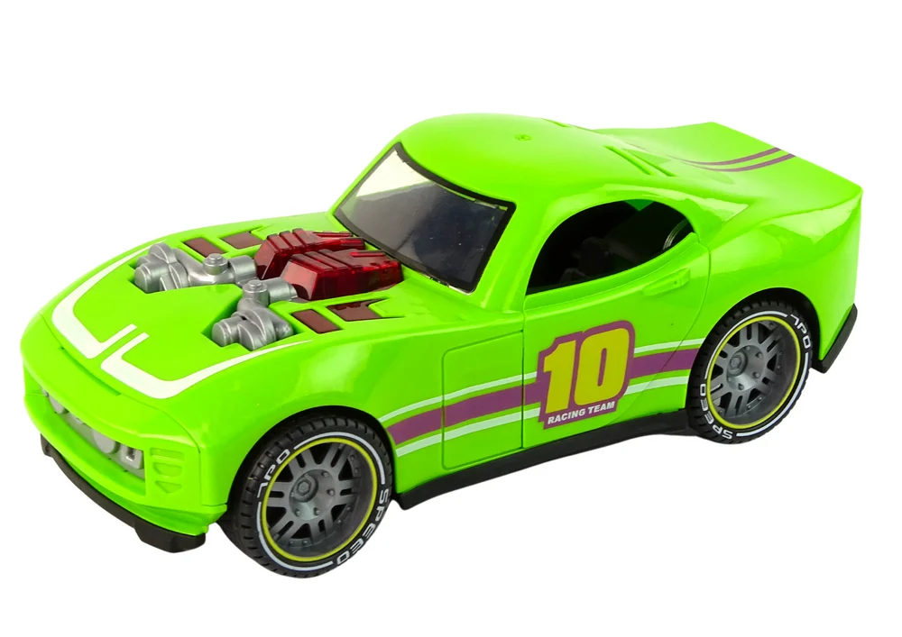 Automobil 1:14 Zeleni sportski automobil sa zvučnim svjetlima_2