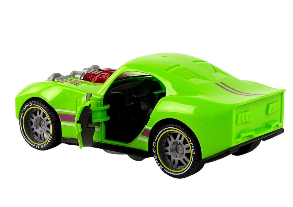 Automobil 1:14 Zeleni sportski automobil sa zvučnim svjetlima_3