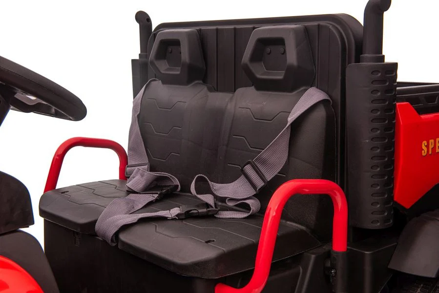 Automobil na akumulator JC222, crveni, 12V, LED rasvjeta auto na akumulator_8