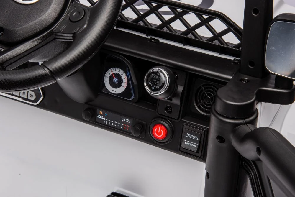 Automobil na akumulator Toyota FJ bijela 4x4 auto na akumulator_5
